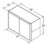 Aristokraft Cabinetry All Plywood Series Benton Birch Wall Cabinet WT372415B