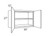 Aristokraft Cabinetry All Plywood Series Brellin PureStyle 5 Piece Wall Open Cabinet W3027B