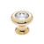 JVJ Hardware - Cabinet Knob - Gold Plated - 52924