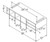 Aristokraft Cabinetry All Plywood Series Brellin PureStyle 5 Piece Organizer Shelf ORG30