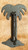 Agave Ironworks - Palm Tree Knocker - KN017-02 - Brown Rust