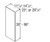 Aristokraft Cabinetry All Plywood Series Brellin PureStyle Veneer End Panel EPV2396