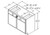 Aristokraft Cabinetry All Plywood Series Brellin Purestyle Vanity Sink Base VSB4532.5