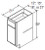 Aristokraft Cabinetry Select Series Brellin PureStyle Vanity Base VB15