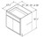 Aristokraft Cabinetry Select Series Brellin Purestyle Universal Base Cabinet B2732.5B