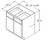 Aristokraft Cabinetry Select Series Brellin Purestyle Universal Base Cabinet B4832.5