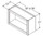 Aristokraft Cabinetry All Plywood Series Brellin Sarsaparilla PureStyle 5 Piece Wall Open Cabinet WOL3621