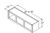 Aristokraft Cabinetry All Plywood Series Brellin Sarsaparilla PureStyle 5 Piece Wall Open Cabinet WOL4812