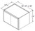 Aristokraft Cabinetry All Plywood Series Brellin Sarsaparilla PureStyle 5 Piece Refrigerator Wall Cabinet RW3624B