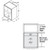 Aristokraft Cabinetry All Plywood Series Brellin Sarsaparilla PureStyle 5 Piece Microwave Wall Cabinet MWC273621B