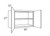Aristokraft Cabinetry Select Series Brellin Sarsaparilla PureStyle 5 Piece Wall Open Cabinet W3027B