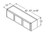 Aristokraft Cabinetry Select Series Brellin Sarsaparilla PureStyle 5 Piece Wall Cabinet W4212