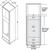 Aristokraft Cabinetry Select Series Brellin Sarsaparilla PureStyle 5 Piece Double Oven Cabinet OD3090B