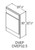 Aristokraft Cabinetry Select Series Brellin Sarsaparilla PureStyle 5 Piece Decorative End Panel DVEPL Left Side