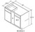 Aristokraft Cabinetry Select Series Brellin Sarsaparilla PureStyle 5 Piece Blind Corner Base BC4832.5