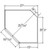 Aristokraft Cabinetry All Plywood Series Brellin Sarsaparilla PureStyle Diagonal Corner Roto Cabinet DCOL2724