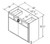 Aristokraft Cabinetry All Plywood Series Brellin Sarsaparilla PureStyle Vanity Sink Base VSB3632.518B