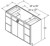 Aristokraft Cabinetry Select Series Brellin Sarsaparilla PureStyle Vanity Double Drawer Base VDDB6035-3