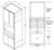 Aristokraft Cabinetry Select Series Brellin Sarsaparilla PureStyle Microwave Tall Cabinet TMW3396B