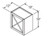 Aristokraft Cabinetry Select Series Brellin Sarsaparilla PureStyle Wine Storage Cabinet WSC181812