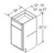 Aristokraft Cabinetry Select Series Brellin Sarsaparilla PureStyle Vanity Base VB1532.518
