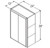 Aristokraft Cabinetry All Plywood Series Decatur Purestyle Wall Cabinet W2436DD