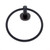 JVJ Hardware - Towel Ring - 26906 - Matte Black