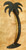 Agave Ironworks - Small Palm Tree Pull - PU044-02 - Brown Rust