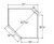 Aristokraft Cabinetry Select Series Decatur Purestyle Diagonal Corner Wall Cabinet With Mullions Door DCMD2736