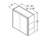 Aristokraft Cabinetry Select Series Glyn Birch Paint Wall Cabinet W2730B