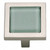 Atlas Homewares - 230-GR-BRN - Spa Green Square Knob - Brushed Nickel