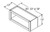 Aristokraft Cabinetry Select Series Glyn Birch Paint Wall Open Cabinet WOL3314