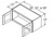 Aristokraft Cabinetry Select Series Glyn Birch Paint Wall Cabinet With Doors Prepped For Glass WPG3314B
