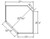 Aristokraft Cabinetry Select Series Glyn Birch Paint Diagonal Corner Open Cabinet DCOL2742