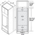 Aristokraft Cabinetry Select Series Glyn Birch Paint Double Oven Cabinet OD33B