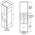 Aristokraft Cabinetry Select Series Glyn Birch Paint Microwave Tall Cabinet TMW2796B