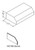 Aristokraft Cabinetry Select Series Glyn Birch Paint Counter Top Moulding MCTB8