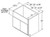 Aristokraft Cabinetry Select Series Glyn Birch Paint Country Sink Base CNTYSB33B