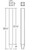 Aristokraft Cabinetry Select Series Glyn Birch Paint Straight Island Leg Tapered STISLEGTAP