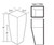 Aristokraft Cabinetry All Plywood Series Glyn Birch Bun Foot TAPLEG