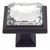 Atlas Homewares - 340-BL - Legacy Crystal Square Knob - Matte Black