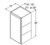 Aristokraft Cabinetry Select Series Glyn Birch Wall Cabinet With Doors Prepped For Glass W183615L Hinged Left