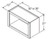Aristokraft Cabinetry Select Series Glyn Birch Wall Open Cabinet WOL302115