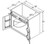 Aristokraft Cabinetry Select Series Glyn Birch Sink Base Supercabinet SB36STSB