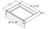 Aristokraft Cabinetry Select Series Glyn Birch Kneespace Drawer KDT36