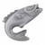 Atlas Homewares - 2204-NO - Fish Knob - Pewter