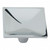 Atlas Homewares - 227-CH - Dap Square Knob - Polished Chrome