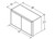 Aristokraft Cabinetry Select Series Glyn Birch Wall Cabinet with Trimmable Frame on each Side WT372115B