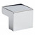 Atlas Homewares - A865-CH - Small Square Knob 16MM CC - Polished Chrome
