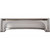 Atlas Homewares - 383-BRN - Campaign Rope Cup Pull 3 3/4 Inch - Brushed Nickel